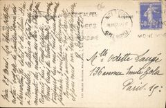 VINTAGE POSTCARD Cannes the Small cross