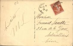 VINTAGE POSTCARD Cannes View and Islands of Lerins