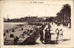 CPA Cannes Promenade de la Croisette et Mont Chevalier