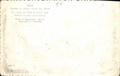 POSTAL MODERNA Vence Chapelle de Resoire Realisee hacia fuera por Matisse Cristo del puente de bronce del horno dora