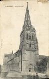 VINTAGE POSTCARD St Maixent Abbey church