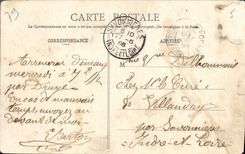 VINTAGE POSTCARD St Maixent Abbey church