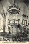 VINTAGE POSTCARD Bressuire the monumental Pulpit of the church ND