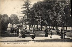 VINTAGE POSTCARD Niort Garden of the Breach