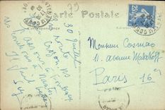 VINTAGE POSTCARD Niort Seen from of the Bridge of Hand