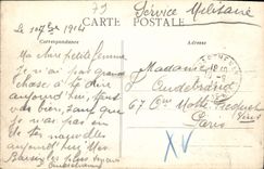 VINTAGE POSTCARD Parthenay Carries St Jacques and bridge on Thouet