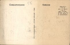 VINTAGE POSTCARD Chinon Castle the Old woman Tower of the Castle Seen splendid on the mountains of Morvan and the valley of Bazois