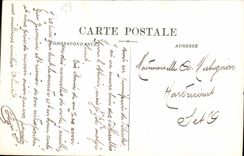 VINTAGE POSTCARD Ponzy Pre Ruins