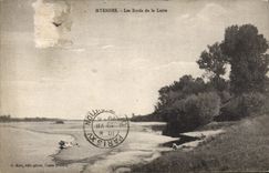 VINTAGE POSTCARD Myennes Edges of the Loire