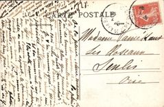 VINTAGE POSTCARD Mont Gilds the Lake Pavin