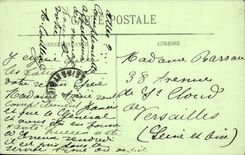 VINTAGE POSTCARD Mans Grabatoir Currently eveche