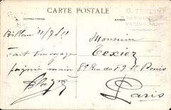 VINTAGE POSTCARD Route of the Mount Gilds has Murols an abrupt turning on the brook of Diane