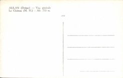 VINTAGE POSTCARD Aulan View the Castle