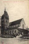 VINTAGE POSTCARD Sommevoire Notre Dame Church