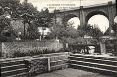VINTAGE POSTCARD Royat Les Bains Roman and the Viaduct