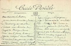 VINTAGE POSTCARD Tourcoing the Place of the Republic and the Church Saint Christophe