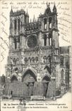 VINTAGE POSTCARD Cathedral of Amiens Guaranteed against the Militaria bombardments