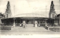 VINTAGE POSTCARD Pau the Palate of Winter the Frontage