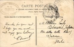 POSTAL Chambotte de la VENDIMIA y el lago de Le Bourget