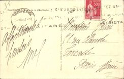 VINTAGE POSTCARD Dauphine Road of Chartreuse