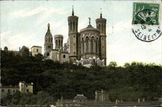 CPA Lyon Fourvieres vue des tours de St Jean