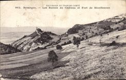 CPA Besacon Les Ruines du Chateau et Fort de Montfaucon