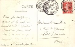 VINTAGE POSTCARD Montbeliard and the Castle