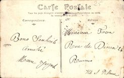 VINTAGE POSTCARD Besancon Island Malpas and Citadelle