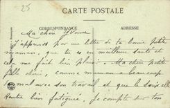 VINTAGE POSTCARD Besancon seen in the airplane