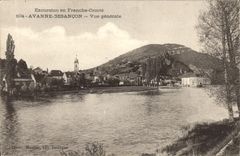 VINTAGE POSTCARD Avanne Besancon View