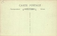 VINTAGE POSTCARD Interior Besancon of the Church of the Madeleine