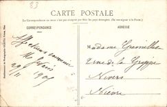 Bulevar de Hyeres de la POSTAL de la VENDIMIA de las palmeras