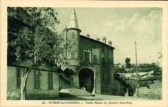 CPA Hyeres les Palmiers Vieille Maison du Quartier Saint Paul