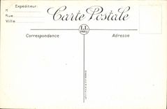 POSTAL Hyeres de la VENDIMIA la avenida de Beauregard y la iglesia inglesa