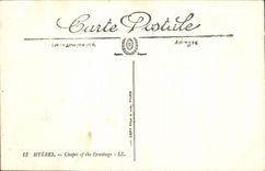 Cámara acorazada de Hyeres de la POSTAL de la VENDIMIA de la ermita