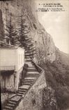 VINTAGE POSTCARD Sainte the Balsam the Arrival with the Cave Hotel trade of Sainte the Balsam