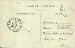 VINTAGE POSTCARD Bandol View