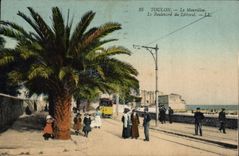 CPA Toulon Le Mourillon Le Boulevard du Littoral Tramway