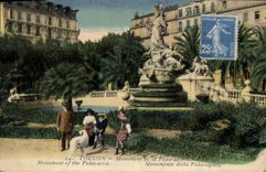 CPA Toulon Monument de la Federation