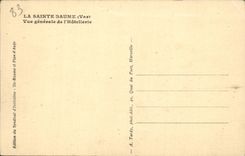 VINTAGE POSTCARD Sainte the Balsam View of Hotel trade