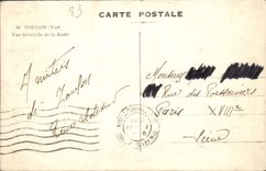 CPM Toulon Vue Generale de la Rade