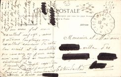 VINTAGE POSTCARD Mourillon the Church Holy Flavien