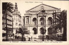 CPA Toulon Le Theatre et la Caisse d'Epargne 