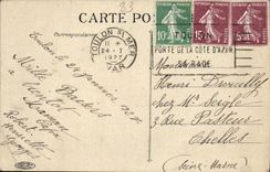 VINTAGE POSTCARD Toulon the Quay View