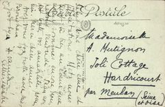 Jardines de Metz de la POSTAL de la VENDIMIA de la explanada