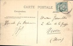 VINTAGE POSTCARD Brienne the Castle Principal Frontage of the Castle