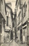 VINTAGE POSTCARD Troyes the Street of the Cats