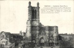 CPA Troyes Cathedrale Saint Pierre
