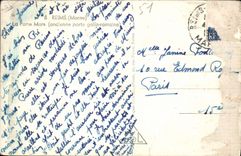 VINTAGE POSTCARD Rheims the Gate Mars Old Roman door gallo