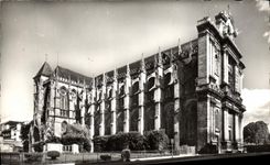 MODERN CARD Trawl-nets On the Marne the Cathedral